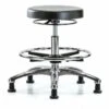 Poly Med Bench Stool, Chrm, CF, Glides, CL10