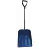 Snow Shovel, 25 In Steel D-Grip Handle, Poly Blade Material, 10 3/4 In Blade Width