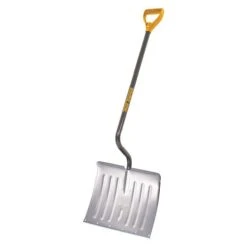 True Temper Snow Shovel, 52" Aluminum Blade Material, 18" Blade Width