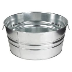 Utility Tub, 17 Gal., Silver