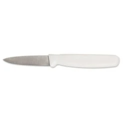 Paring Knife, Straight, 3-1/2 In. L, White