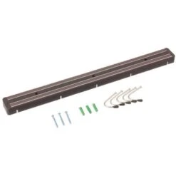 Knife Rack, Magnetic, Black, 24 In. W