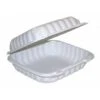 Carry-Out Container, 8" W, White, PK200
