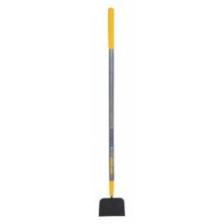 True Temper Ice Scraper, 7 In Blade W, Wood, 48 In Handle L, Straight, 5 In Blade H, Steel