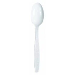 Plastic Spoons, White, 1000/Case