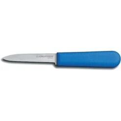 Paring Knife, 3-1/4" L, SS Blade, Blue