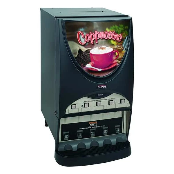 BUNN® Hot Beverage Dispenser, 5 Hoppers 1 BUNN® Hot Beverage Dispenser, 5 Hoppers