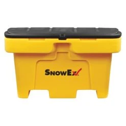 Salt Box, Yellow, Solid, HDPE