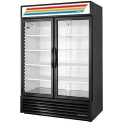True Freezer Merchandiser, 78 1/2 In H, Black