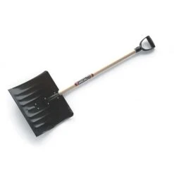 True Temper Snow Shovel, 37 In Wood D-Grip Handle, Steel Blade Material, 18 In Blade Width -Zoro Tools Shop Z5HB8wfo5oy 1