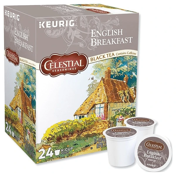 Celestial Seasonings® Tea, English Breakfast, 0.1 Oz., PK96 1 Celestial Seasonings® Tea, English Breakfast, 0.1 Oz., PK96