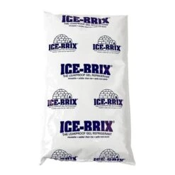 Ice-Brix Poly Pouch, Reuseable, Leakproof, 8 Oz.