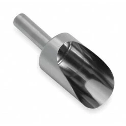 Scoop, 16 Oz, 304 Stainless Steel