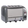 13-1/2" 4-Slot Gray Toaster