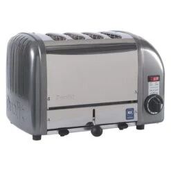 13-1/2" 4-Slot Gray Toaster