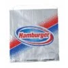 Foil Printed Hamburger Bags, 6 X 3/4 X 6 1/2", PK1000
