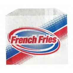 Printed French Fry Bags, 4 7/8 X 4", PK1000