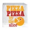 White Grease Resistant Double Opening Pizza Slice Bags, 7 X 6 1/2", PK1000
