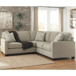 Quartz Microfiber Sectional Set, 37-1/2" To 90" X 38-1/2"