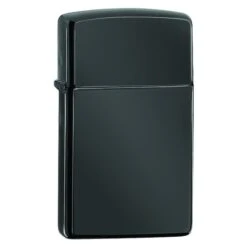 Zippo Slim High Polish Black Pocket Lighter