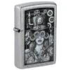 Zippo Steam Punk Woman Street Chrome Pocket Lighter
